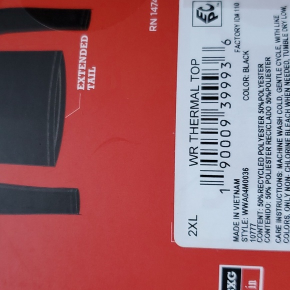 Wrangler Mens 2XL Long Underwear Thermal Top & Pants - Picture 11 of 11